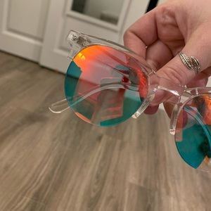 Multi-Color Mirrored Sunglasses
